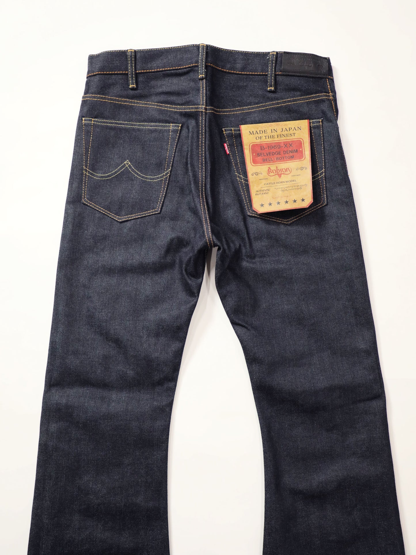 B-1969-XX-F-004 岡山産セルビッチデニム ベルボトム リジッド  BELL-BOTTOM SELVEDGE DENIM RIGID