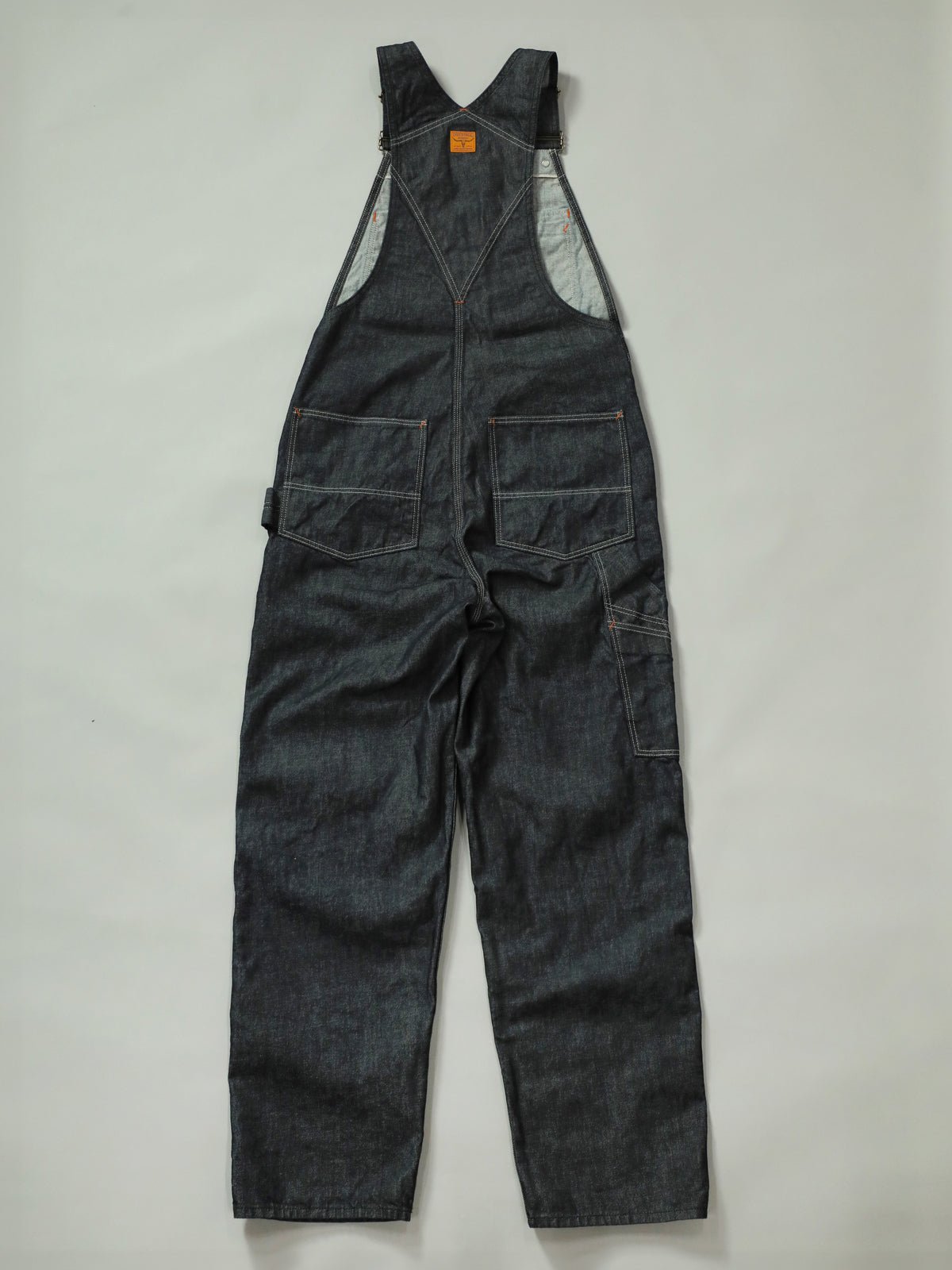 B-1969-XX-O 岡山産セルビッチデニム オーバーオール ワンウォッシュ SELVEDGE DENIM OVERALLS