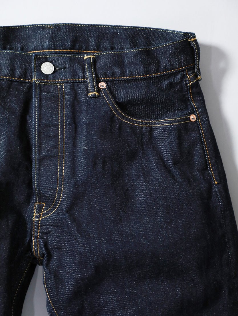 B-1969-XX-J-680　【岡山産セルビッチデニム】ジーンズワンウオッシュ　Straight Selvedge Denim Onewash